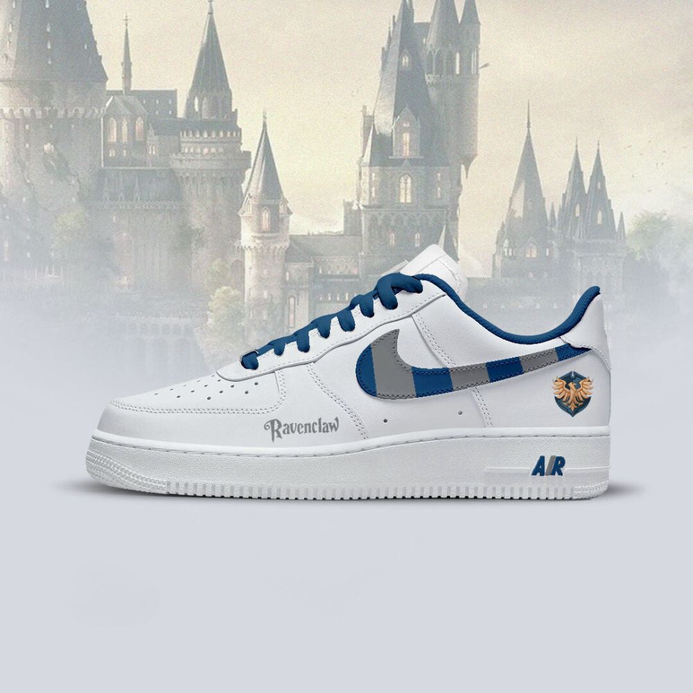 JWFancy Hogwart White Ravenclaw Air Low-Top Sneakers Shoes For Men And Women