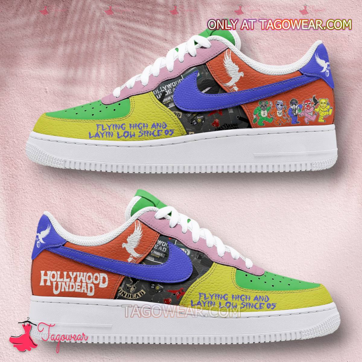 JWFancy Hollywood Undead Air Low-Top Sneakers Shoes For Men And Women