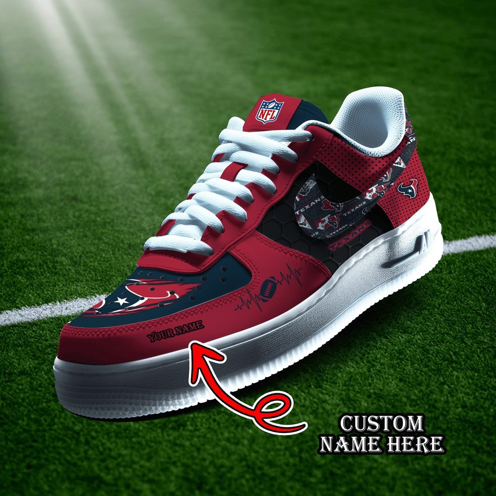 JWFancy Houston Texans  Version 7 Air Low-Top Sneakers Shoes For Men And Women