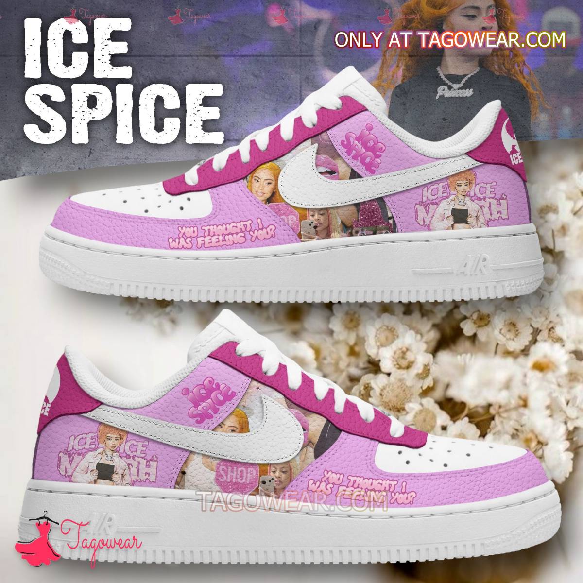 JWFancy Ice Spice Air Low-Top Sneakers Shoes For Men And Women