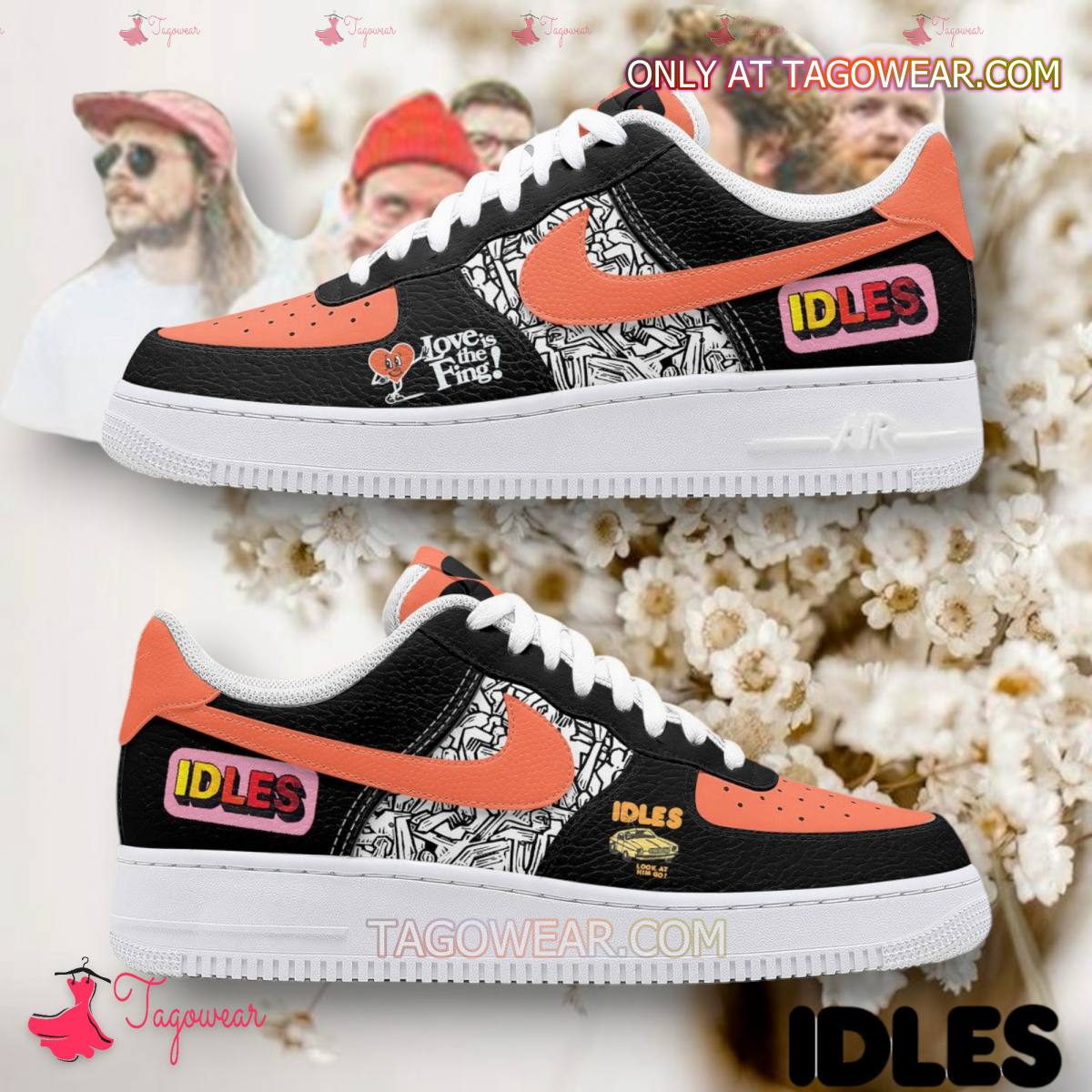 JWFancy Idles Air Low-Top Sneakers Shoes For Men And Women