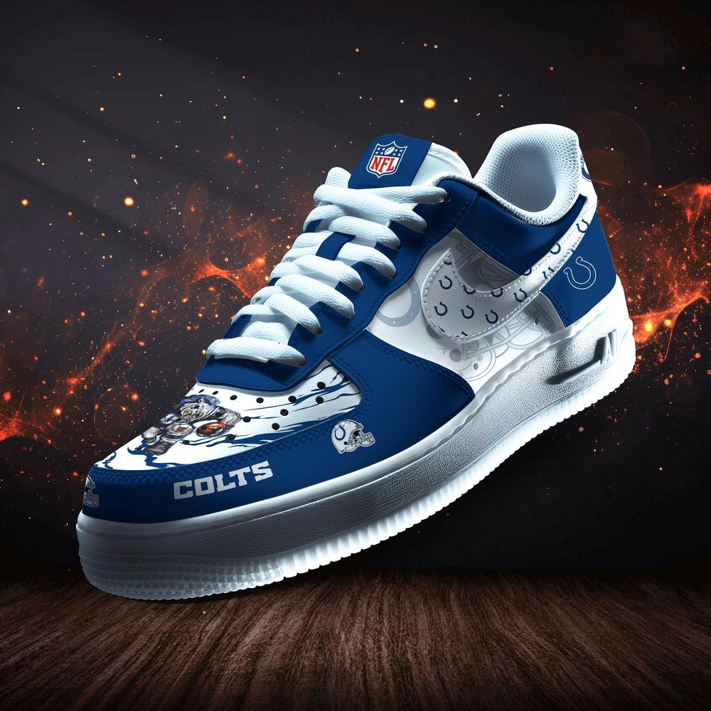 JWFancy Indianapolis Colts Version 6 Air Low-Top Sneakers Shoes For Men And Women