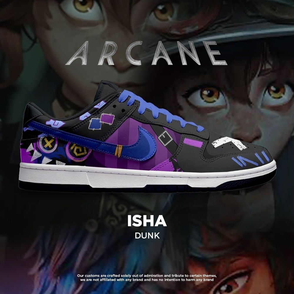 JWFancy Isha Arcane  AJ1 Low Sneakers Shoes For Men And Women