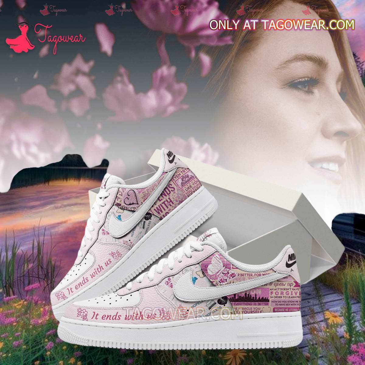 JWFancy It Ends With Us Air Low-Top Sneakers Shoes For Men And Women
