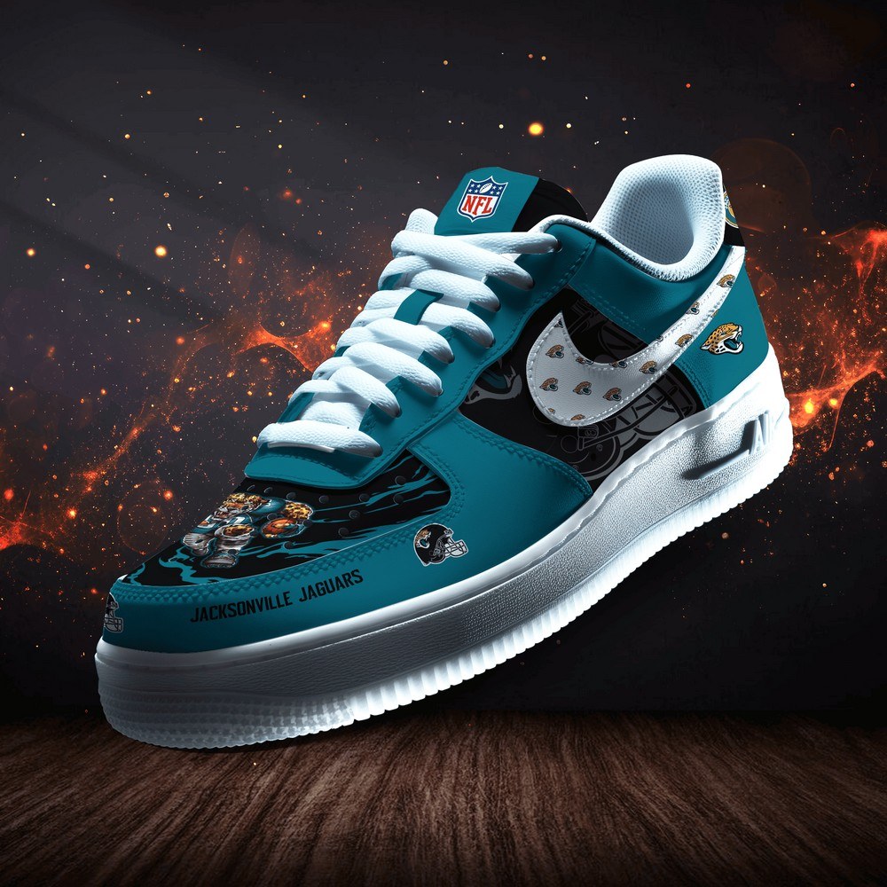 JWFancy Jacksonville Jaguars Version 4 Air Low-Top Sneakers Shoes For Men And Women