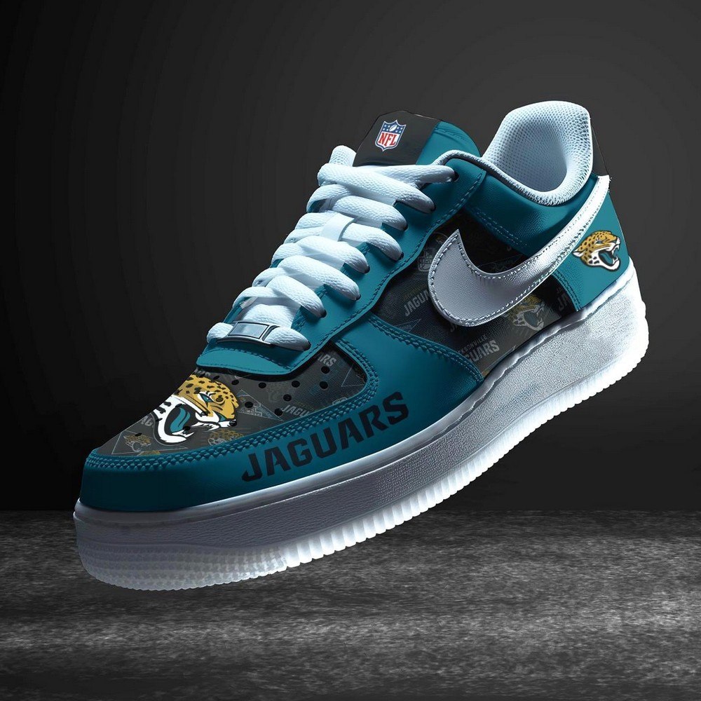 JWFancy Jacksonville Jaguars Version 8 Air Low-Top Sneakers Shoes For Men And Women
