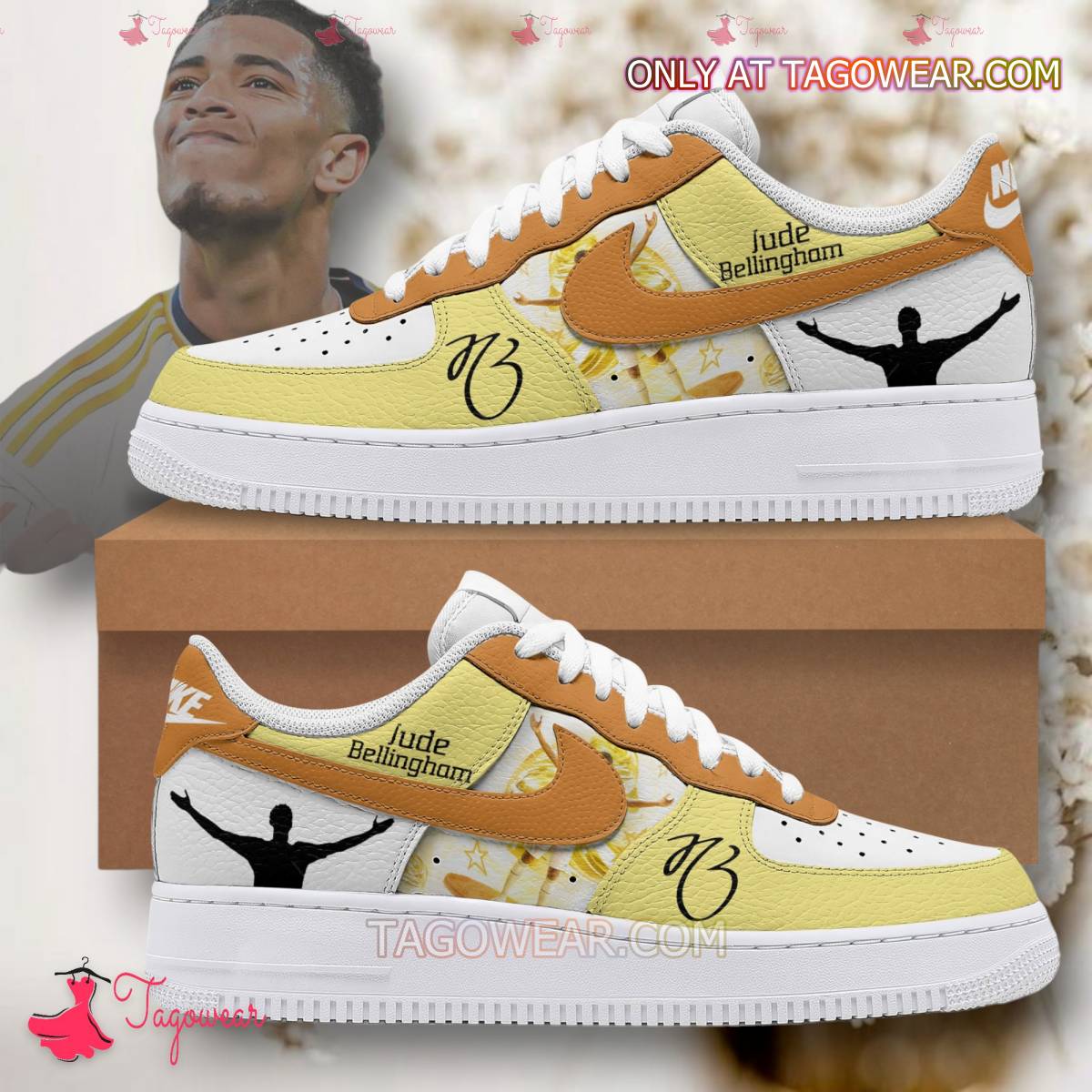 JWFancy Jude Bellingham Air Low-Top Sneakers Shoes For Men And Women