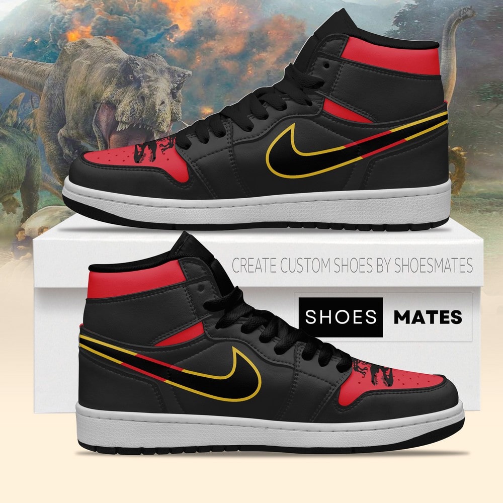 JWFancy Jurassic Park AJ1 High Sneakers Shoes For Men And Women