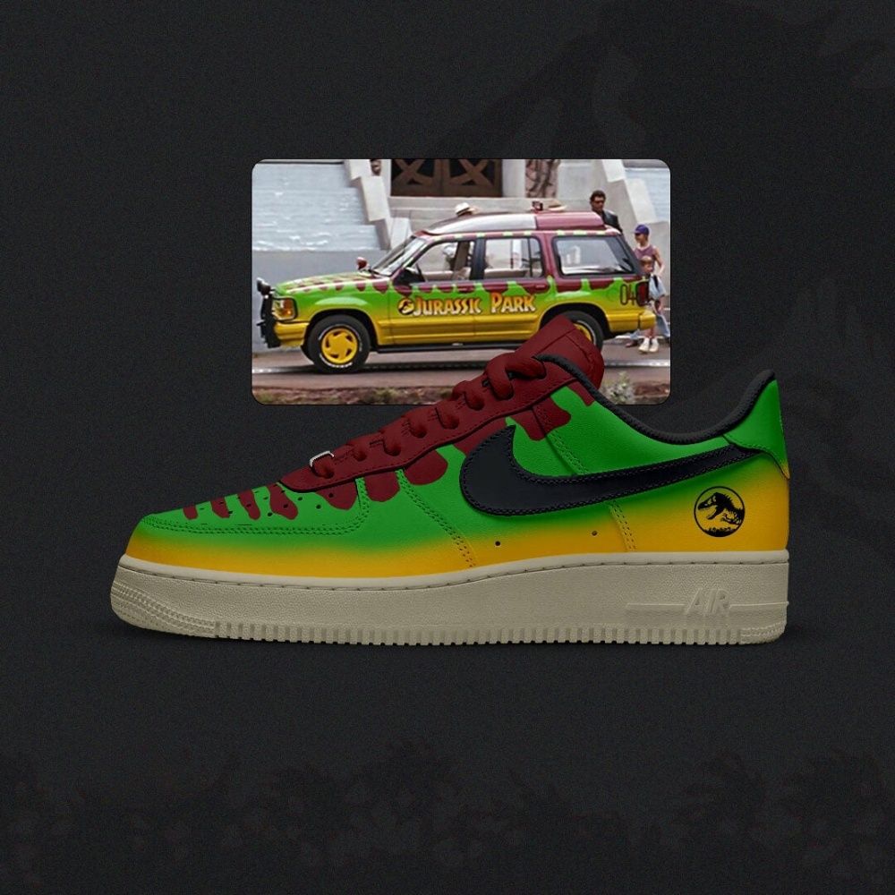 JWFancy Jurrasic Jurrasic Park Air Low-Top Sneakers Shoes For Men And Women
