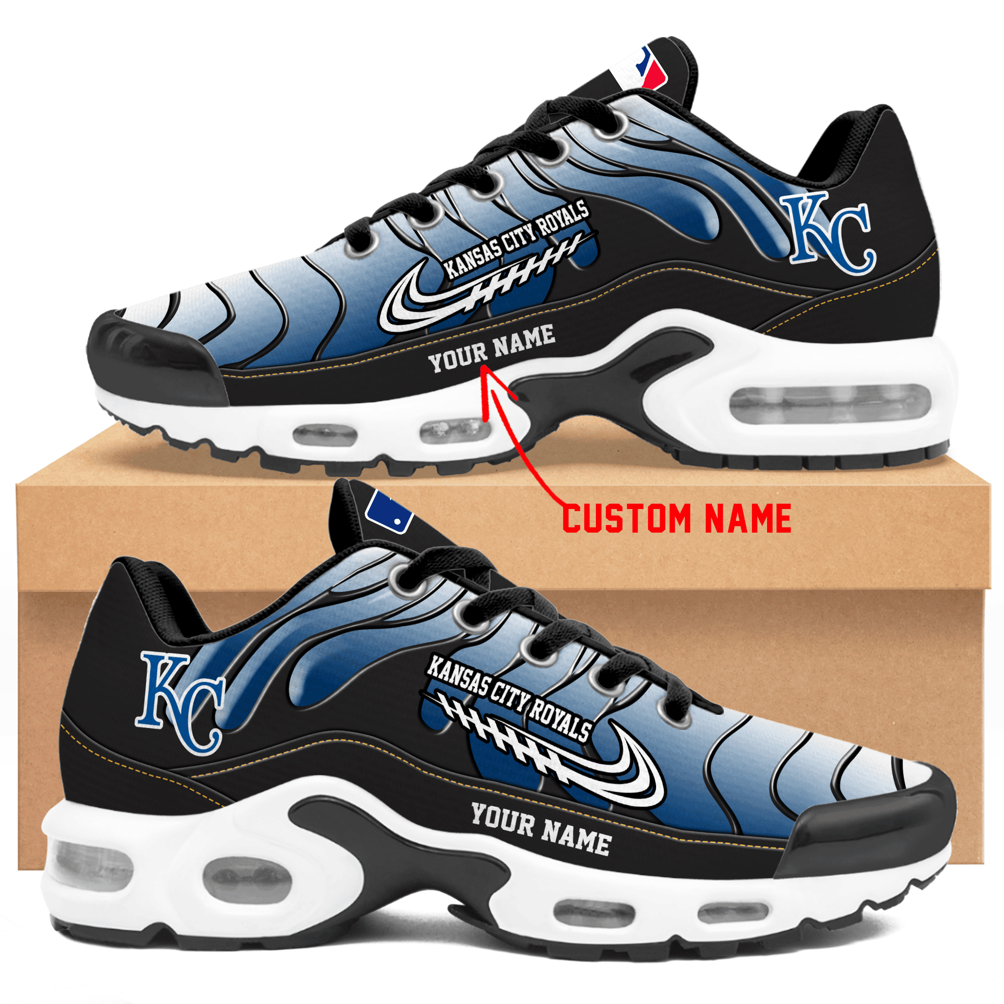 JWFancy Kansas City Royals TN Shoes Sneakers For Men And Women