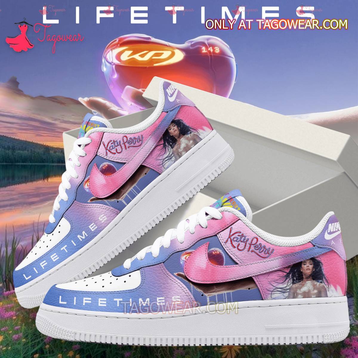 JWFancy Katy Perry Air Low-Top Sneakers Shoes For Men And Women