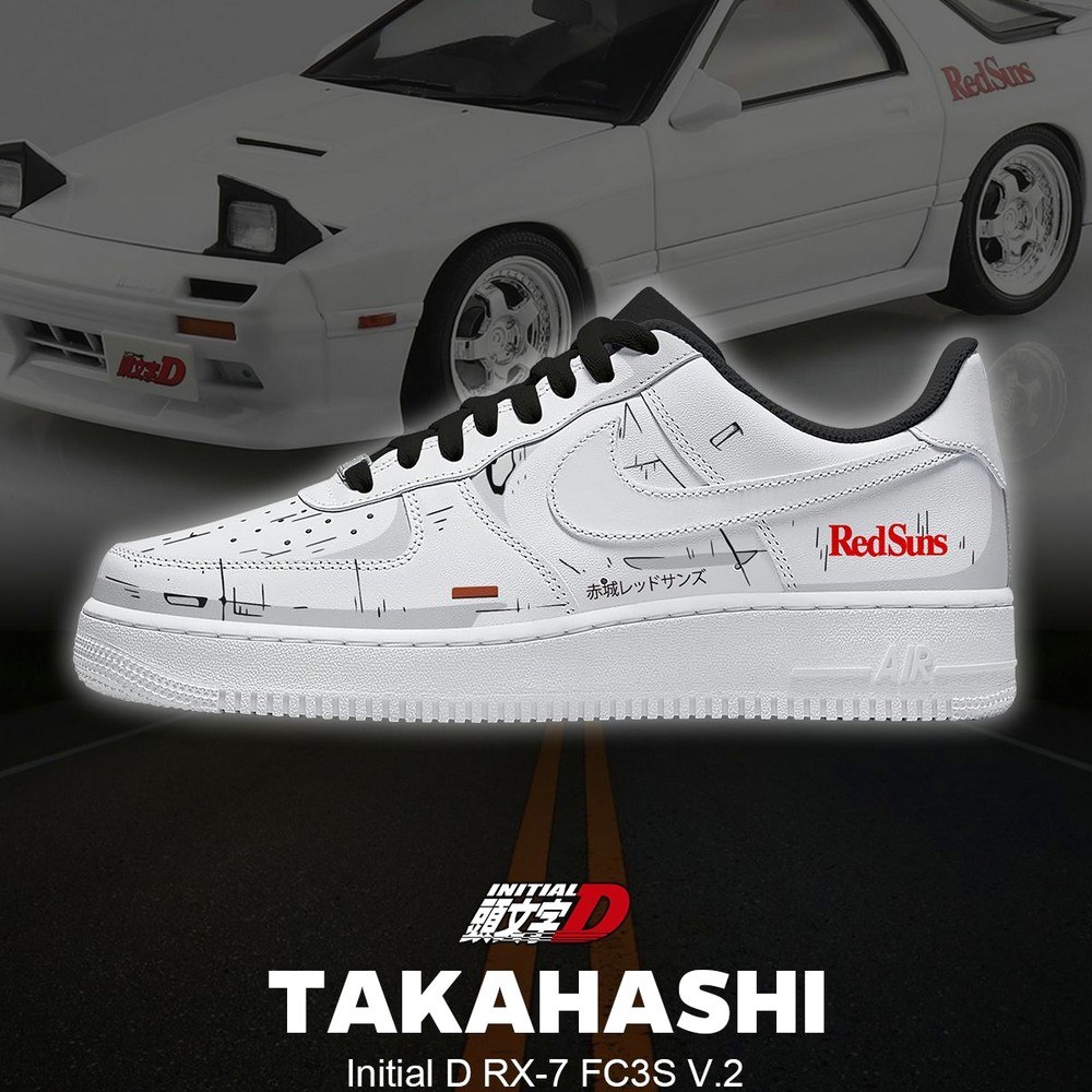 JWFancy Keisuke RX-7 FC3S V.2 Air Low-Top Sneakers Shoes For Men And Women