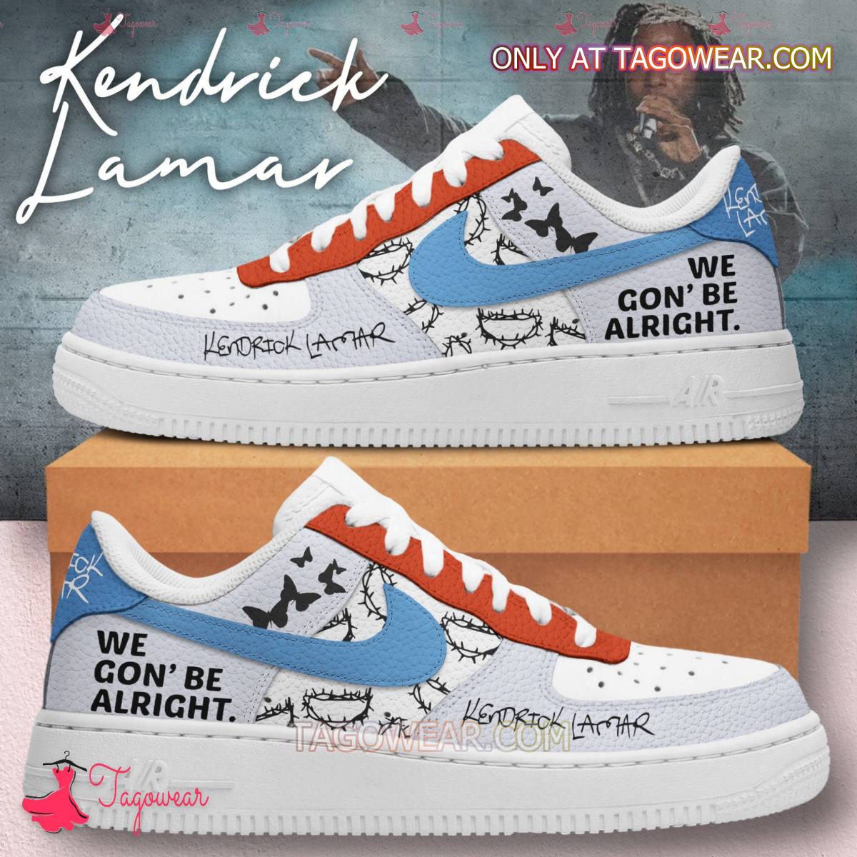 JWFancy Kendrick Lamar Air Low-Top Sneakers Shoes For Men And Women