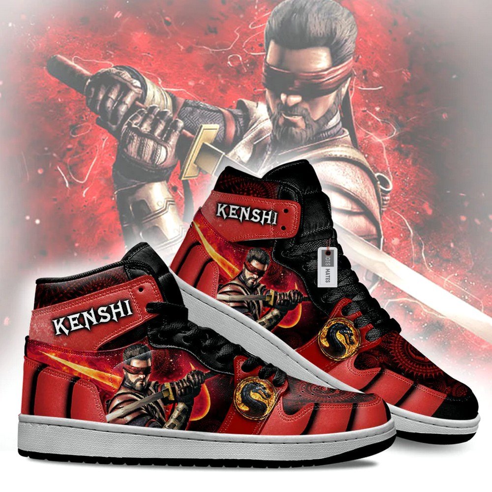 JWFancy Kenshi Mortal Kombat AJ1 High Sneakers Shoes For Men And Women