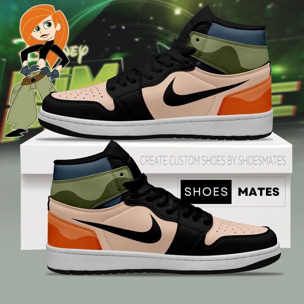 JWFancy Kim Possible AJ1 High Sneakers Shoes For Men And Women