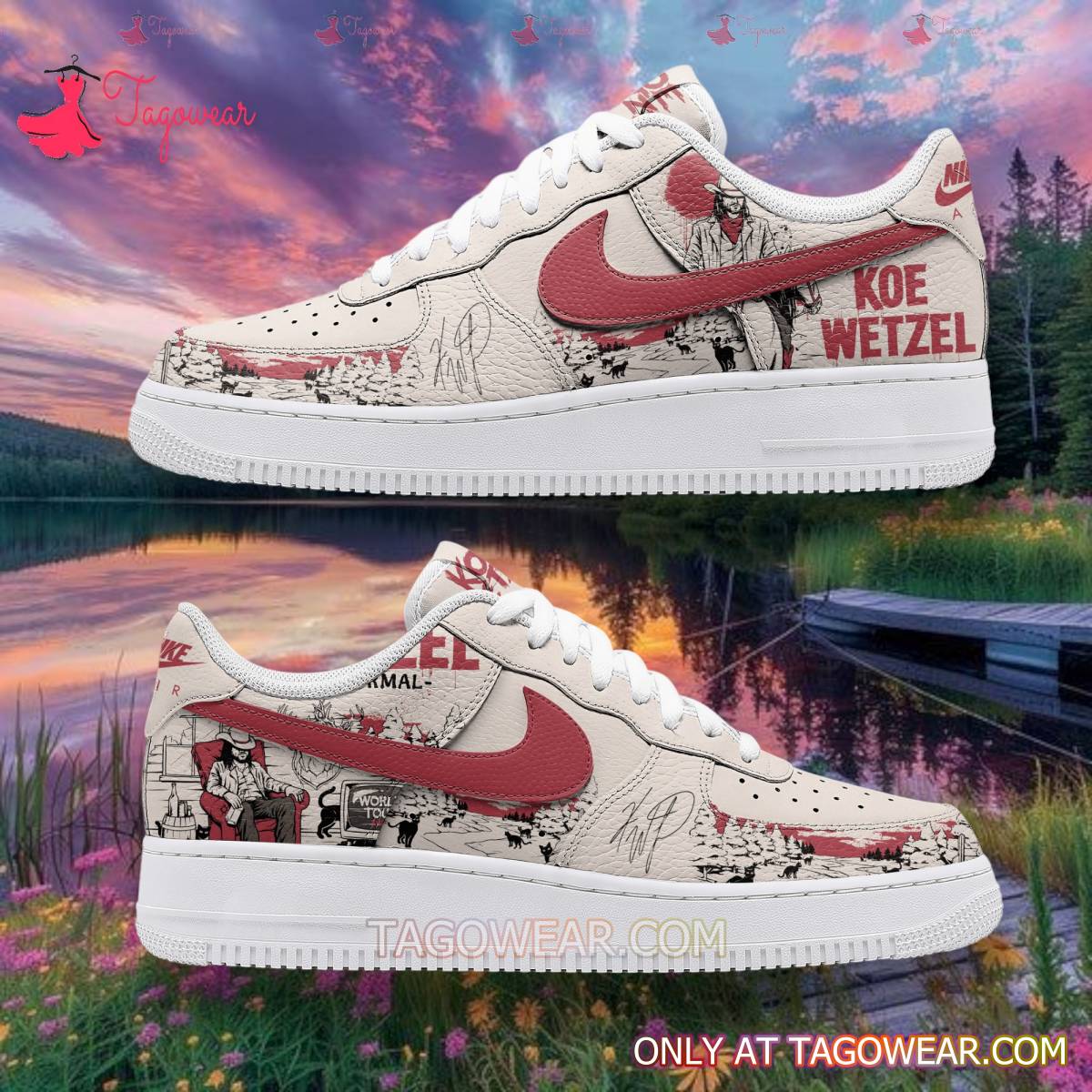 JWFancy Koe Wetzel Air Low-Top Sneakers Shoes For Men And Women