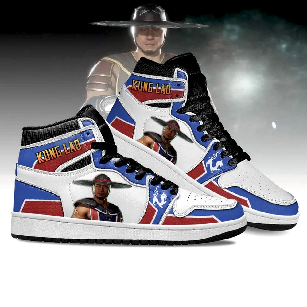 JWFancy Kung Lao Mortal Kombat AJ1 High Sneakers Shoes For Men And Women