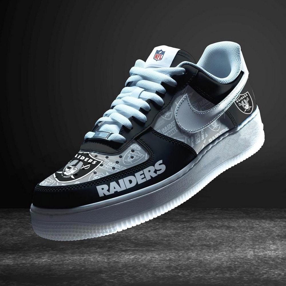JWFancy Las Vegas Raiders  Version 11 Air Low-Top Sneakers Shoes For Men And Women