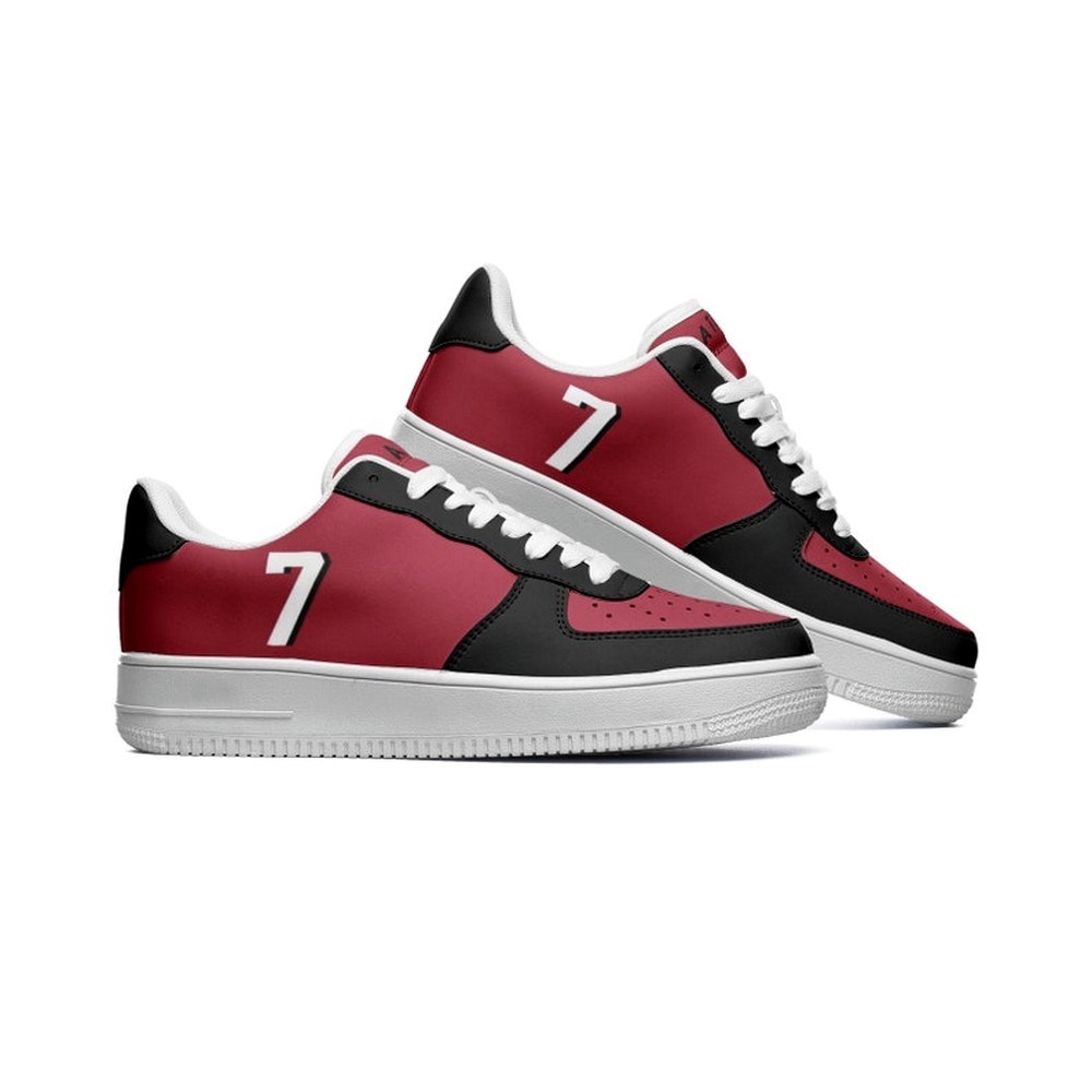 JWFancy Leather Atlanta Falcons Air Low-Top Sneakers Shoes For Men And Women
