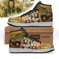 JWFancy Lord of the Rings AJ1 High Sneakers Shoes For Men And Women