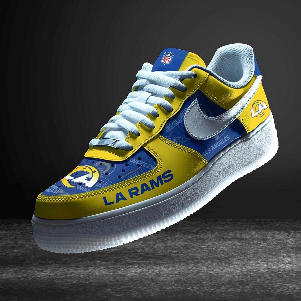 JWFancy Los Angeles Rams Version 7 Air Low-Top Sneakers Shoes For Men And Women
