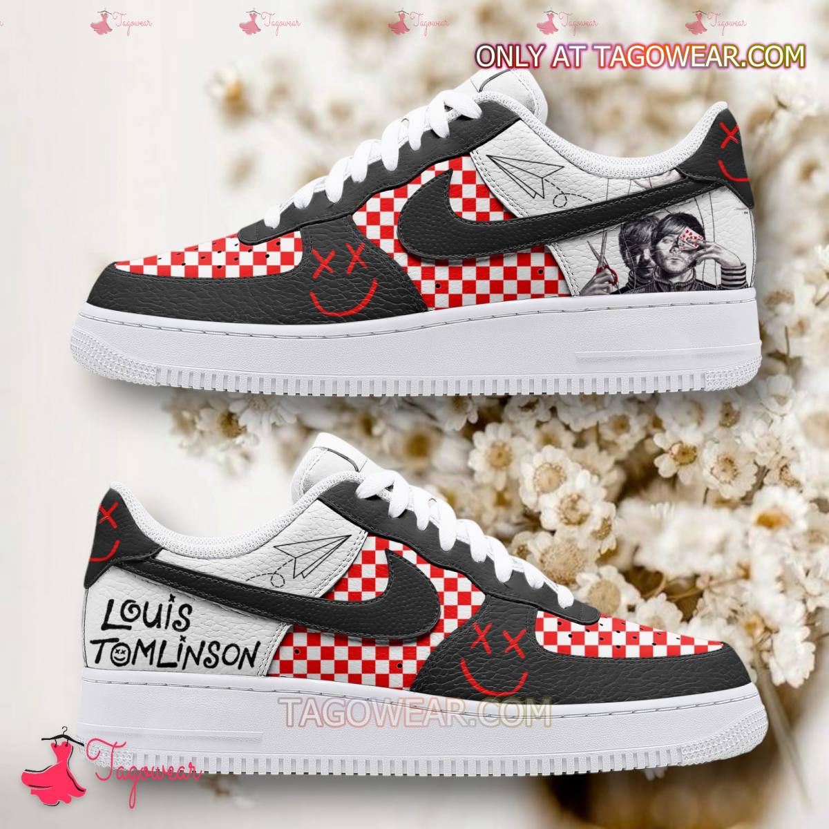 JWFancy Louis Tomlinson Air Low-Top Sneakers Shoes For Men And Women