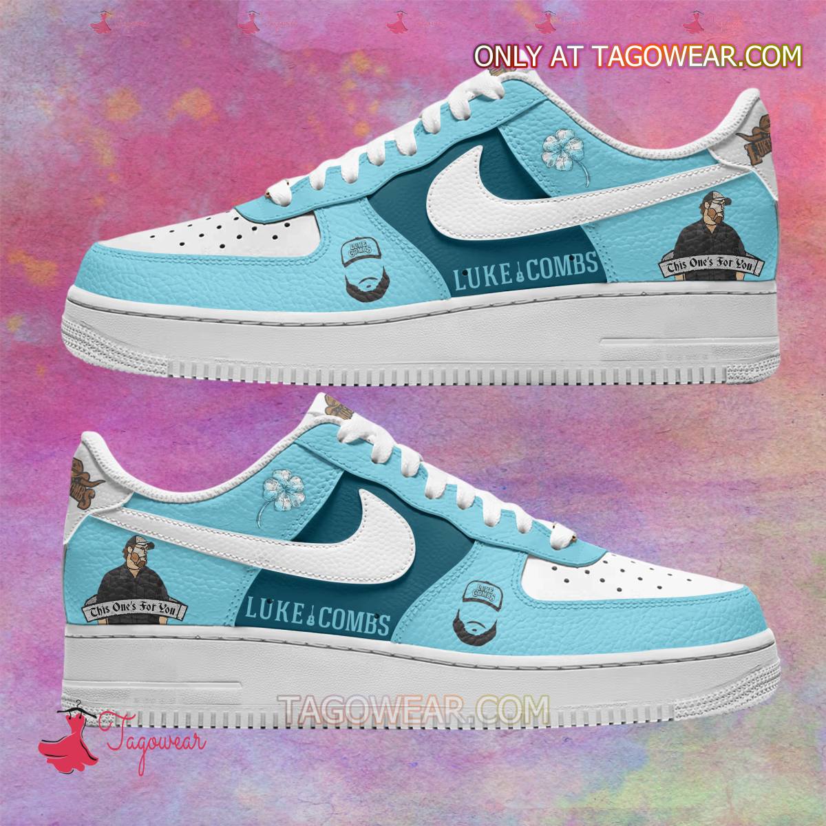 JWFancy Luke Combs Air Low-Top Sneakers Shoes For Men And Women