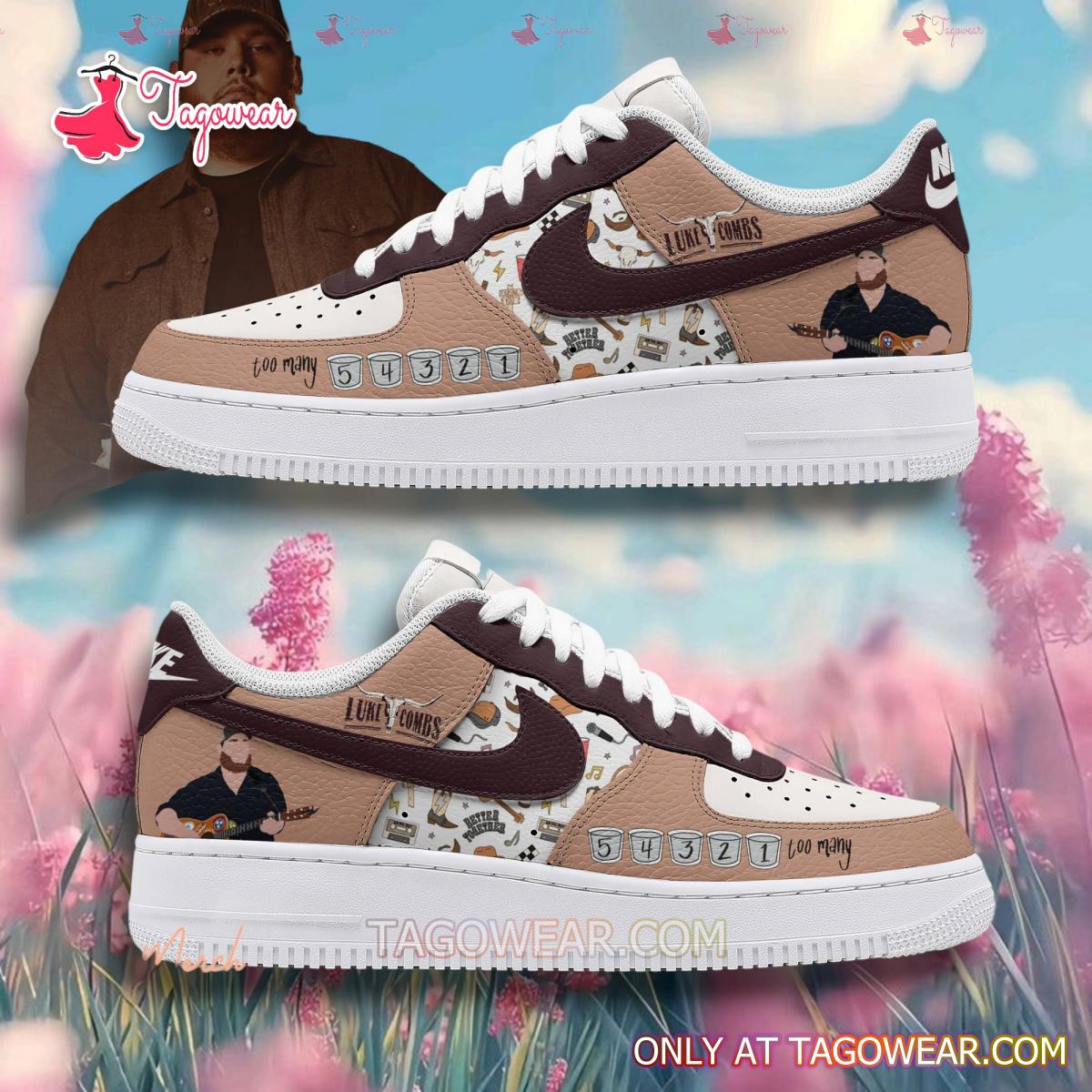 JWFancy Luke Combs Air Low-Top Sneakers Shoes For Men And Women