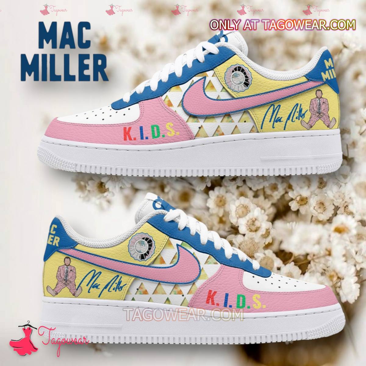 JWFancy Mac Miller Air Low-Top Sneakers Shoes For Men And Women