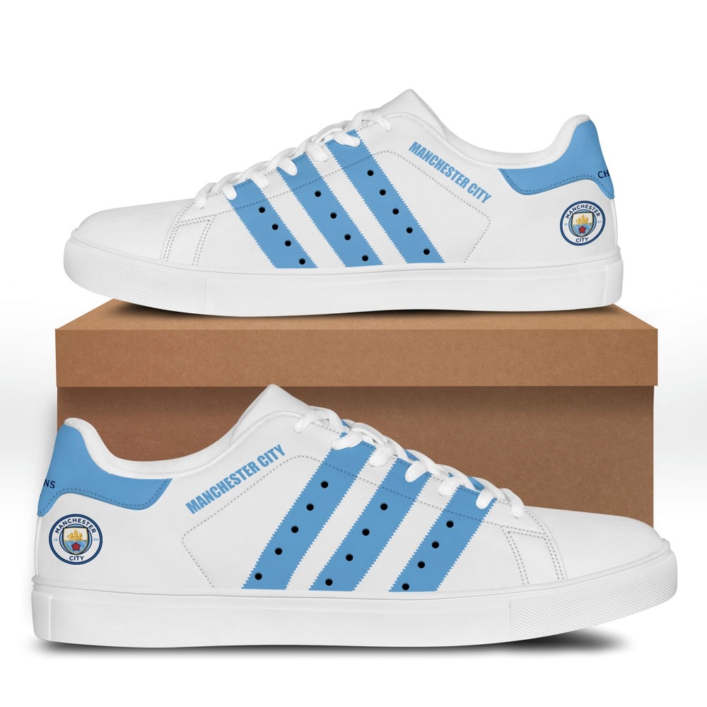 JWFancy Manchester City Skate Stan Shoes Sneakes For Men And Women