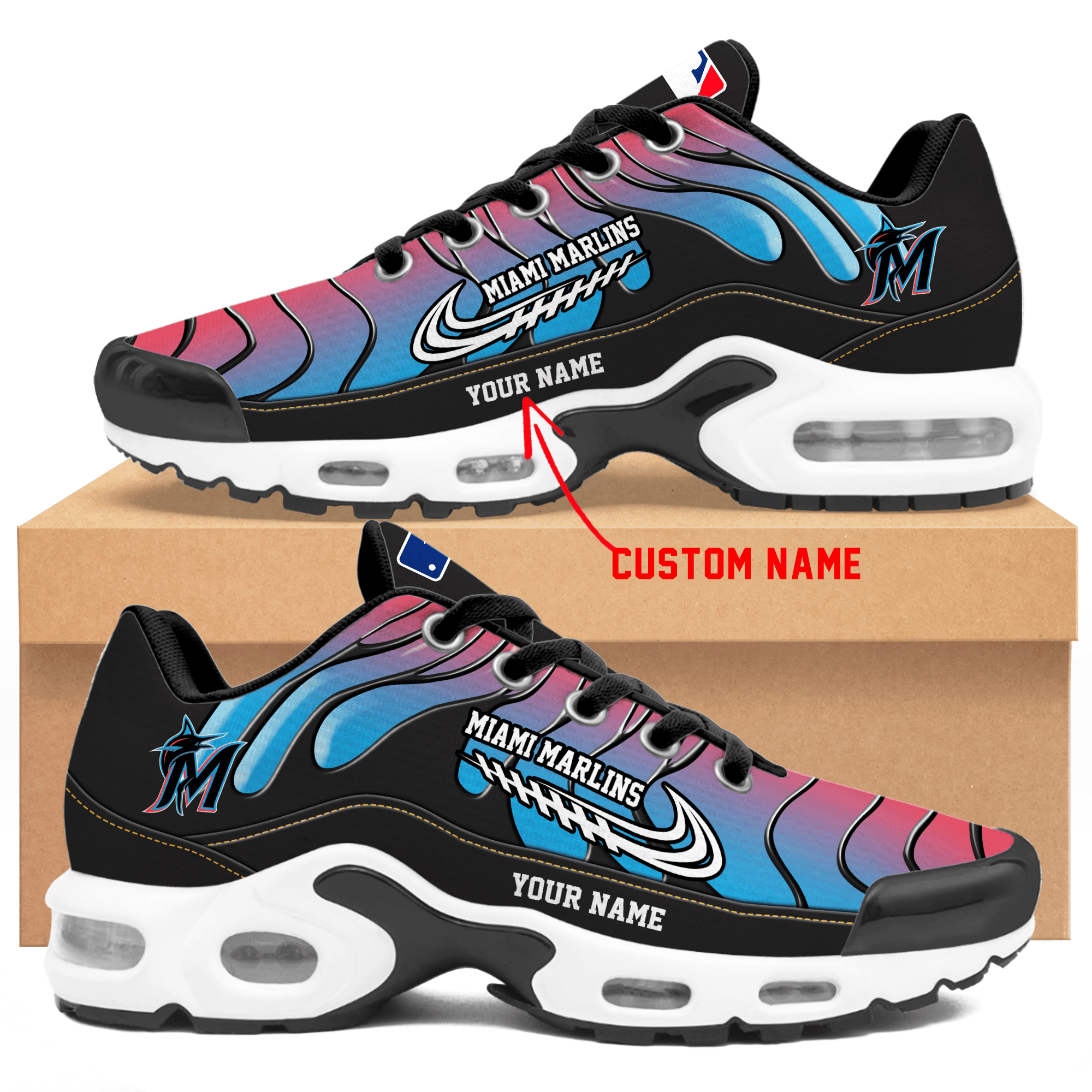 JWFancy Miami Marlins TN Shoes Sneakers For Men And Women