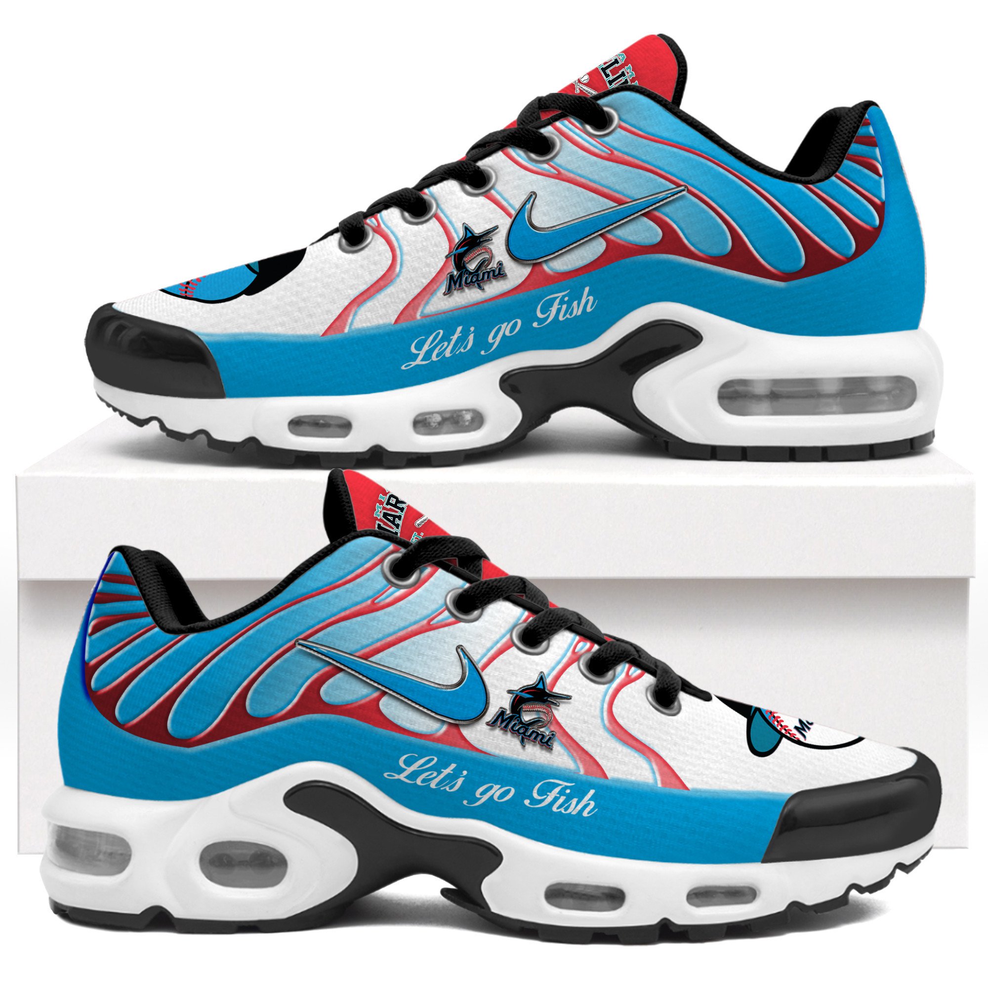 JWFancy Miami Marlins TN Shoes Sneakers For Men And Women