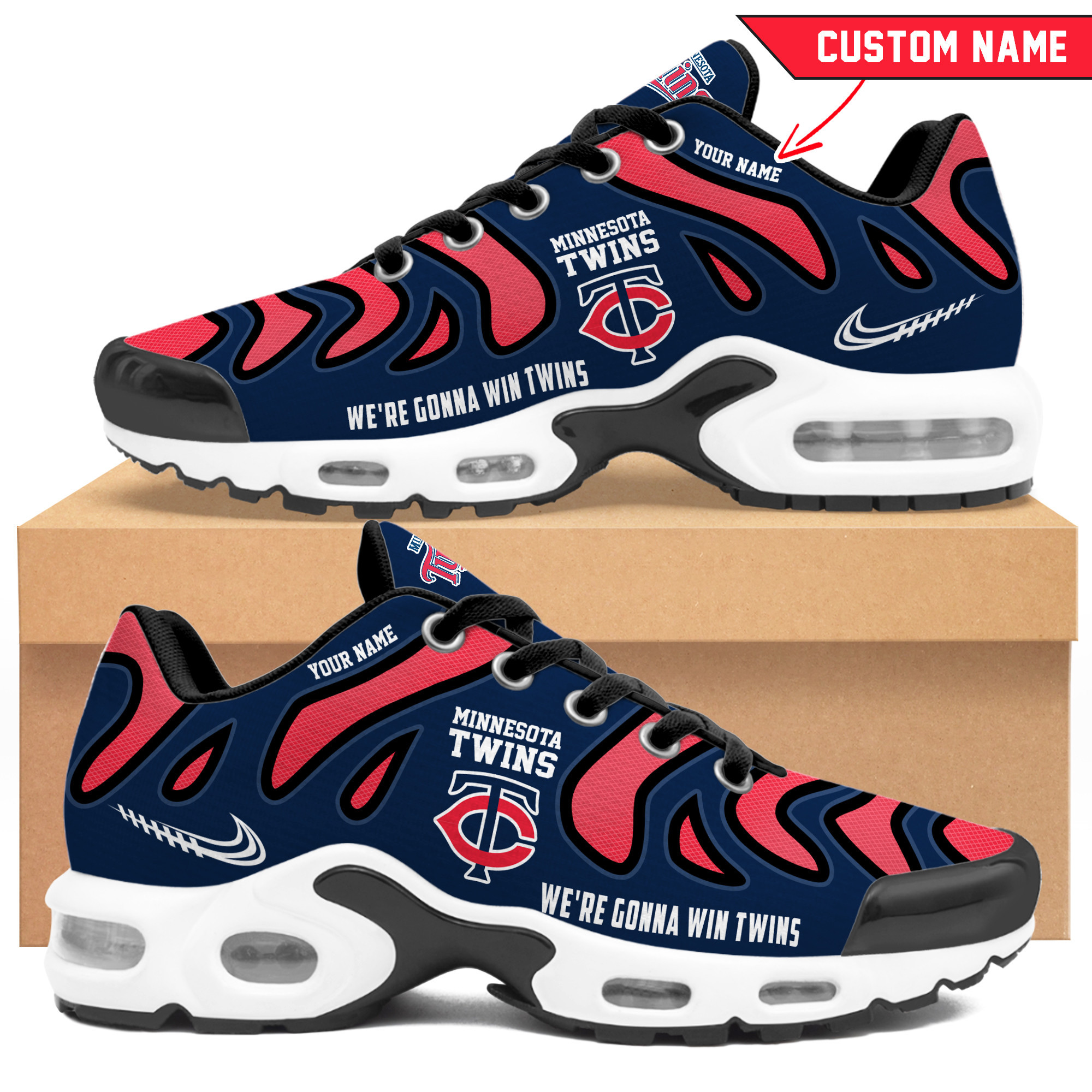 JWFancy Minnesota Twins TN Shoes Sneakers For Men And Women