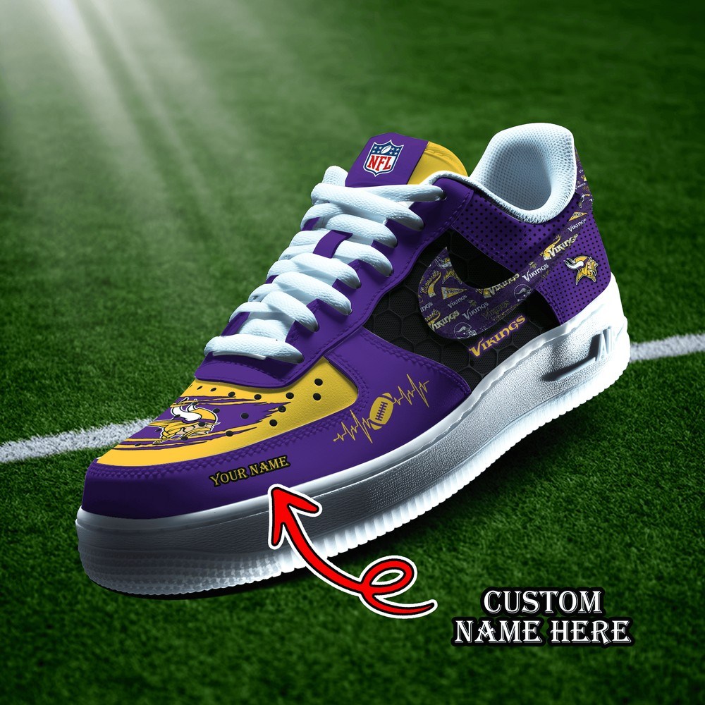 JWFancy Minnesota Vikings Version 6 Air Low-Top Sneakers Shoes For Men And Women