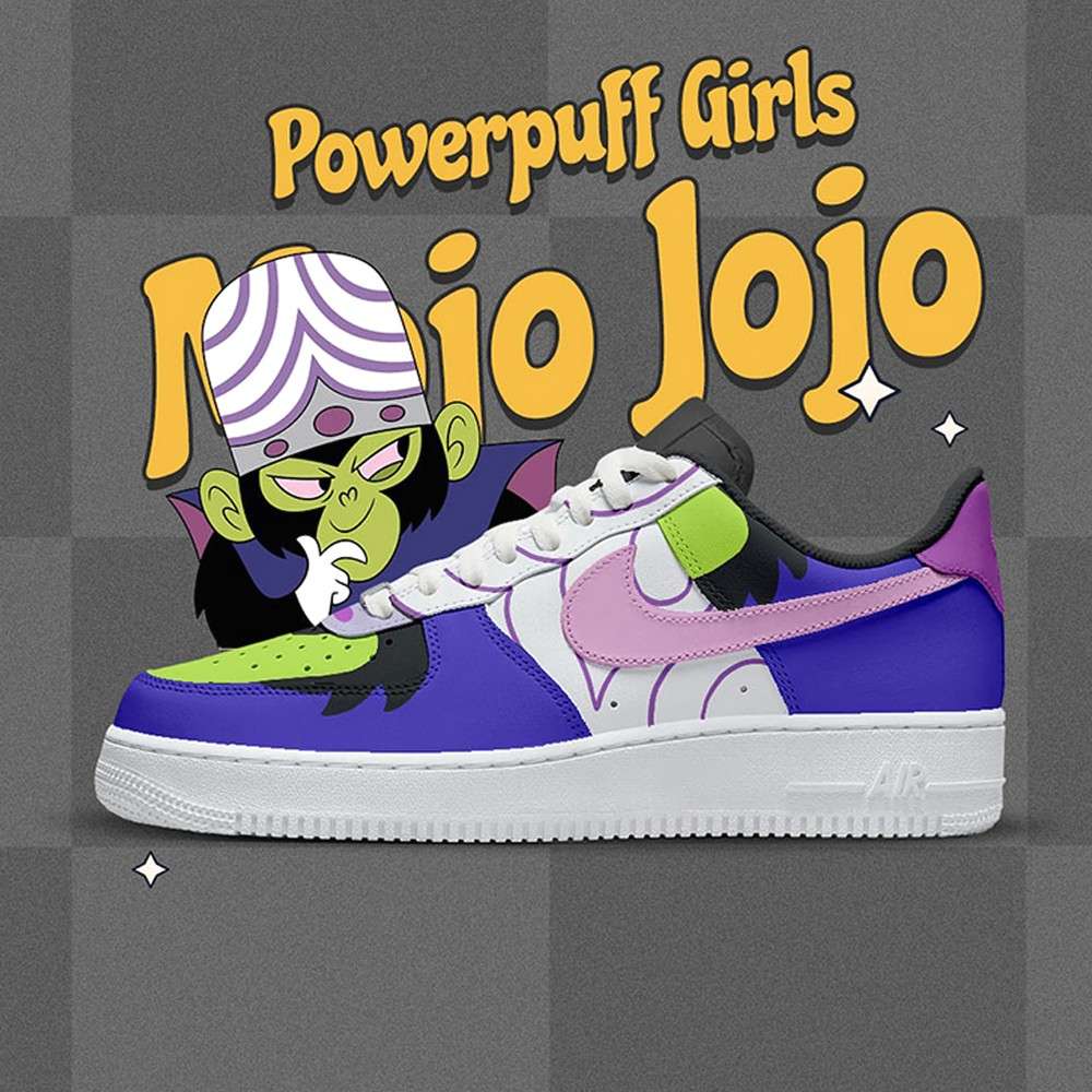 JWFancy Mojo Jojo The Powerpuff Girls Air Low-Top Sneakers Shoes For Men And Women
