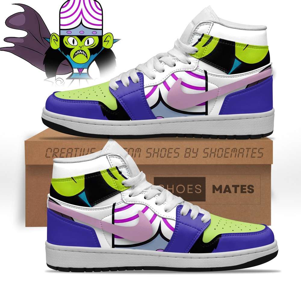 JWFancy Mojo Jojo The Powerpuff Girls AJ1 High Sneakers Shoes For Men And Women