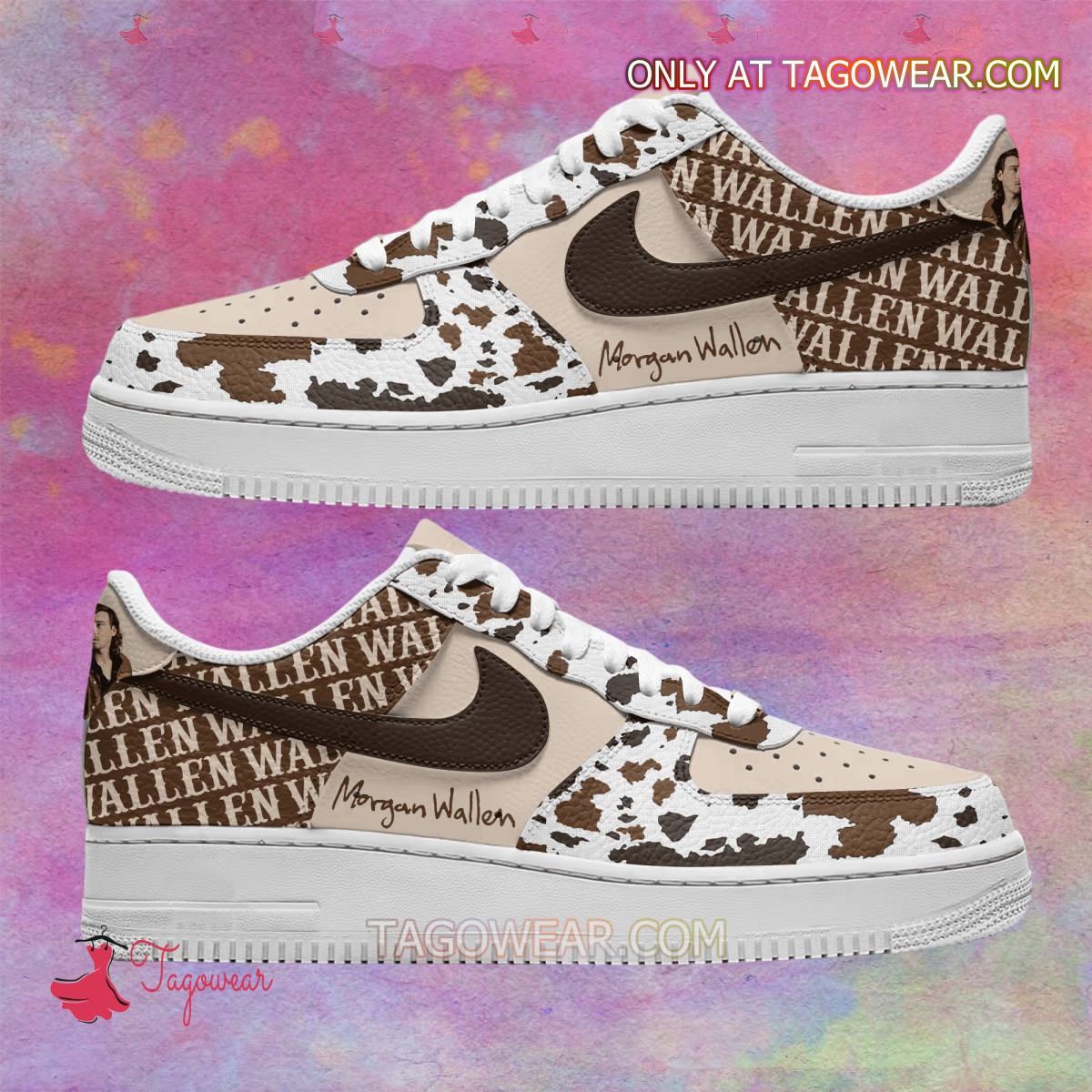 JWFancy Morgan Wallen Air Low-Top Sneakers Shoes For Men And Women