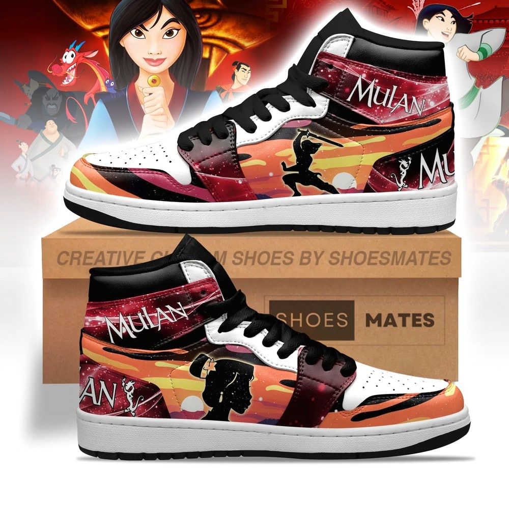 JWFancy Mulan AJ1 High Sneakers Shoes For Men And Women