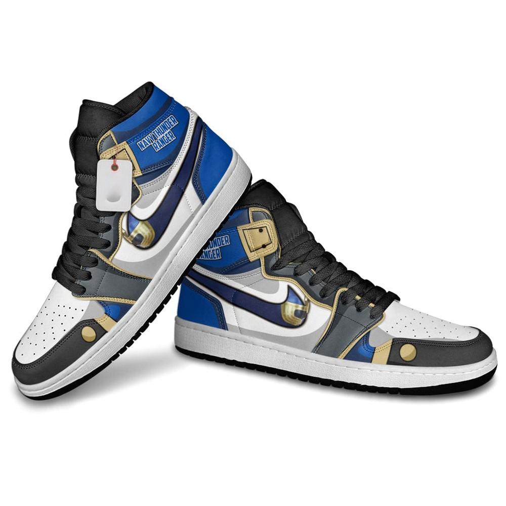 JWFancy Navy Thunder Ranger AJ1 High Sneakers Shoes For Men And Women
