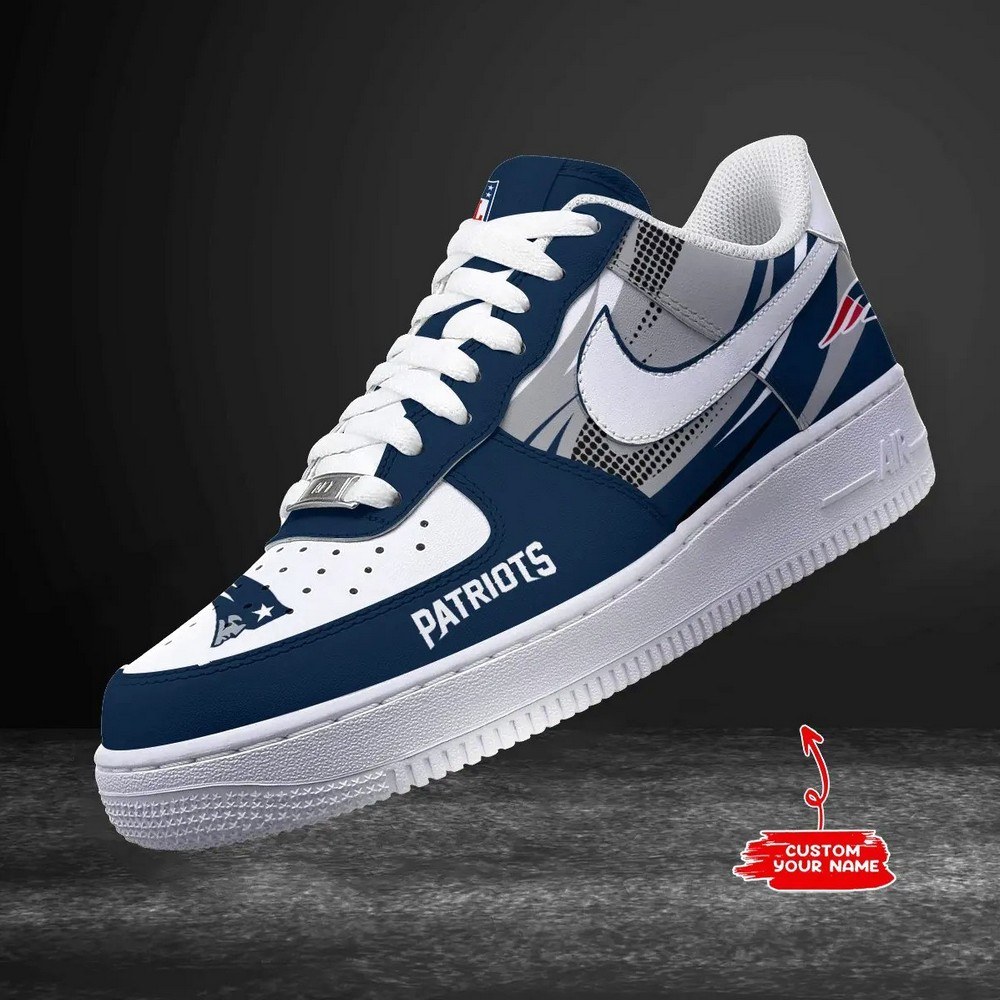 JWFancy New England Patriots Version 6  Air Low-Top Sneakers Shoes For Men And Women