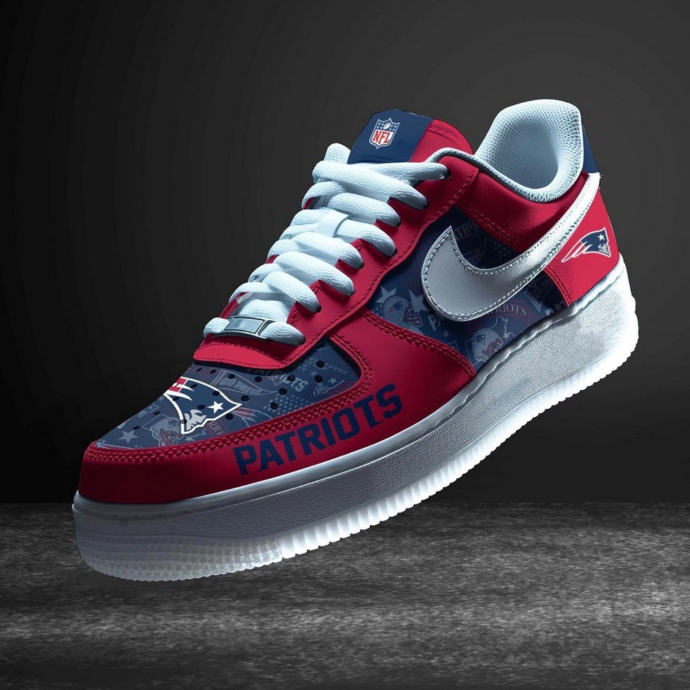 JWFancy New England Patriots Version 9 Air Low-Top Sneakers Shoes For Men And Women