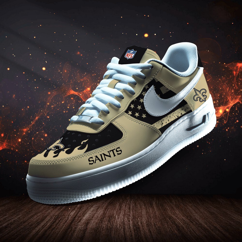 JWFancy New Orleans Saints Air Low-Top Sneakers Shoes For Men And Women
