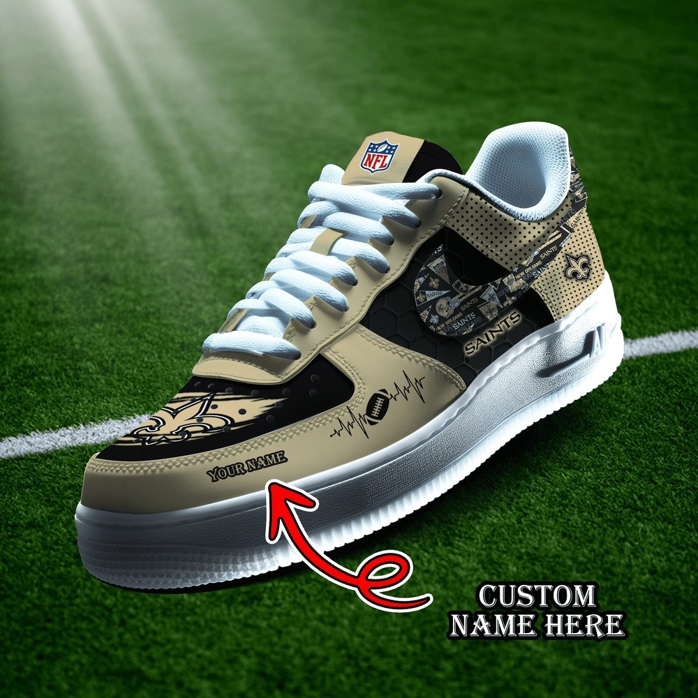 JWFancy New Orleans Saints Version 7 Air Low-Top Sneakers Shoes For Men And Women