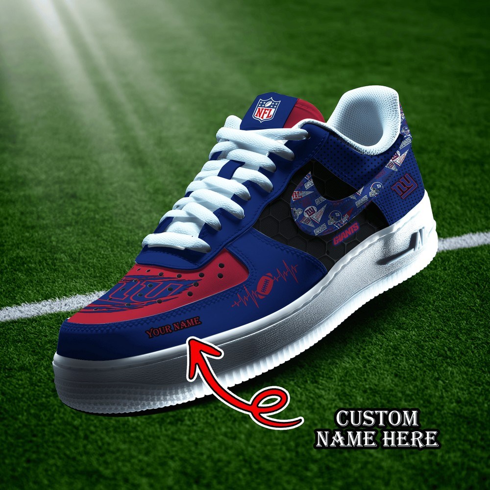JWFancy New York Giants Version 6 Air Low-Top Sneakers Shoes For Men And Women