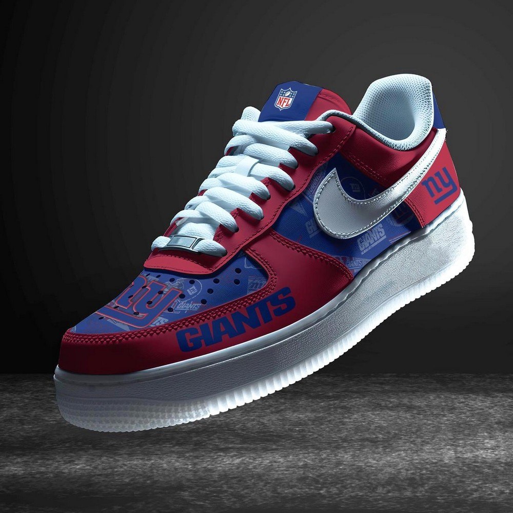 JWFancy New York Giants Version 7 Air Low-Top Sneakers Shoes For Men And Women