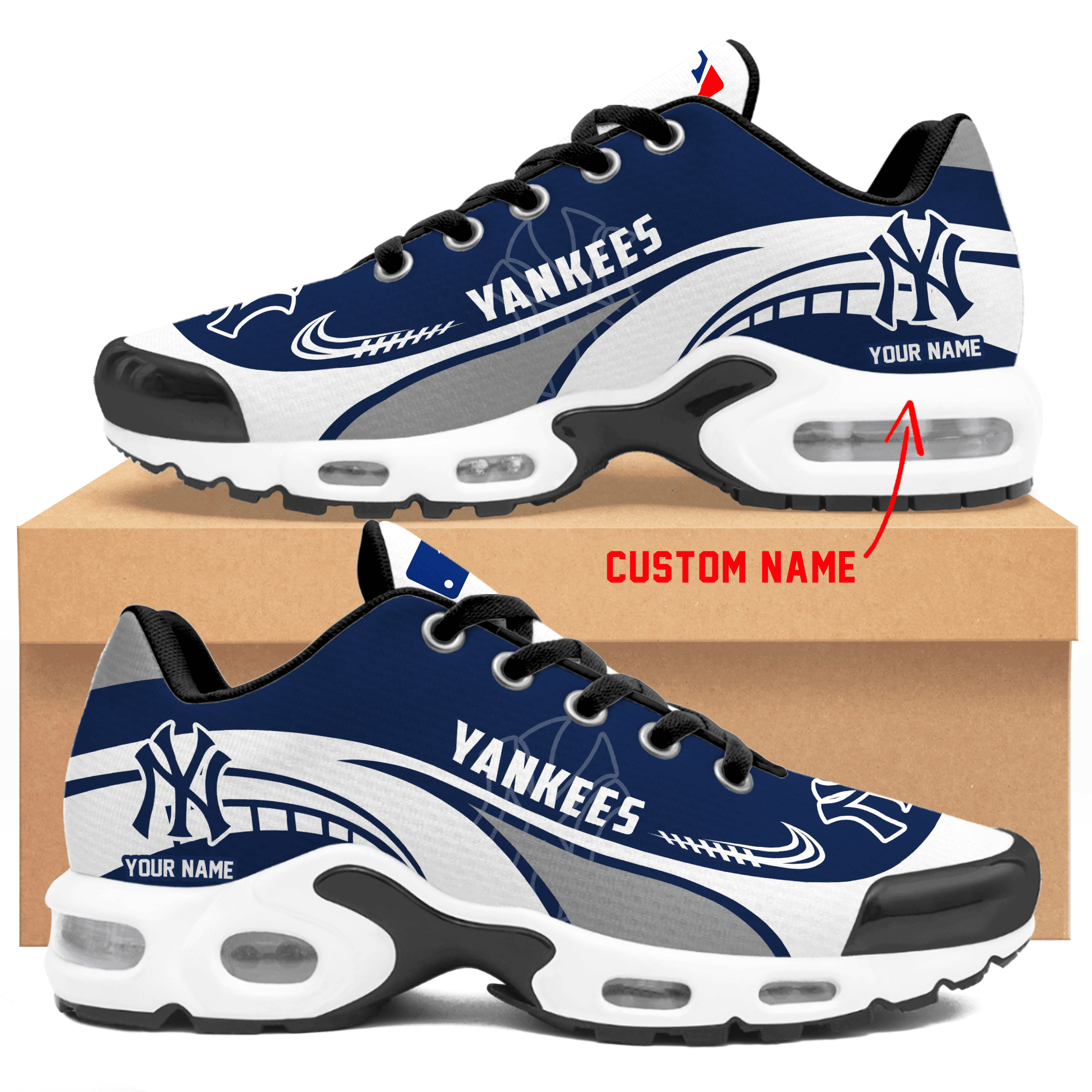 JWFancy New York Yankees TN Shoes Sneakers For Men And Women