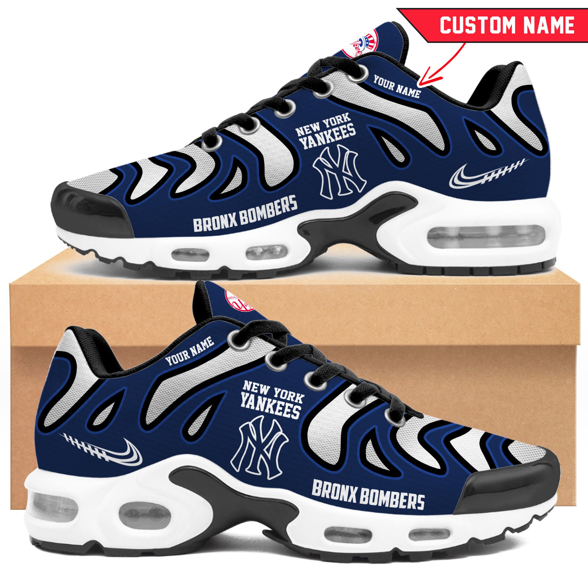 JWFancy New York Yankees TN Shoes Sneakers For Men And Women