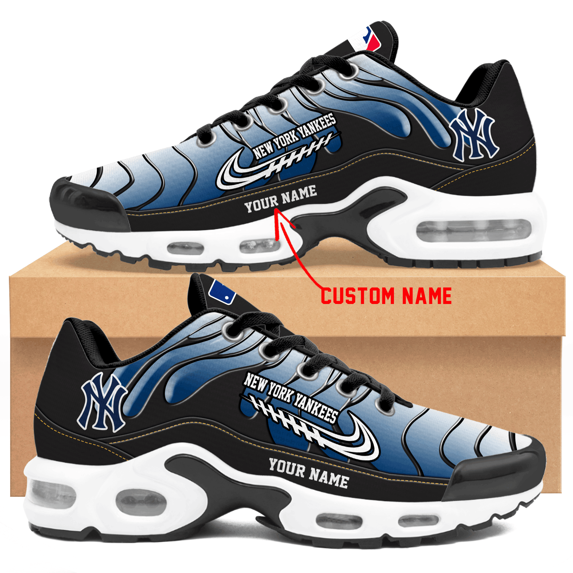 JWFancy New York Yankees TN Shoes Sneakers For Men And Women