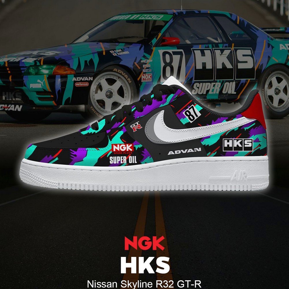 JWFancy Nissan Skyline R32 GT-R Air Low-Top Sneakers Shoes For Men And Women