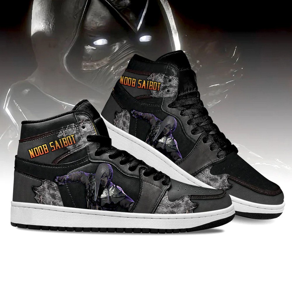 JWFancy Noob Saibot Mortal Kombat AJ1 High Sneakers Shoes For Men And Women